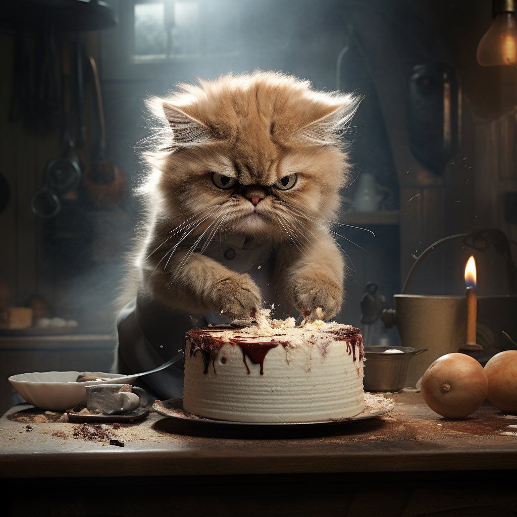 Midnight Pastry Paws